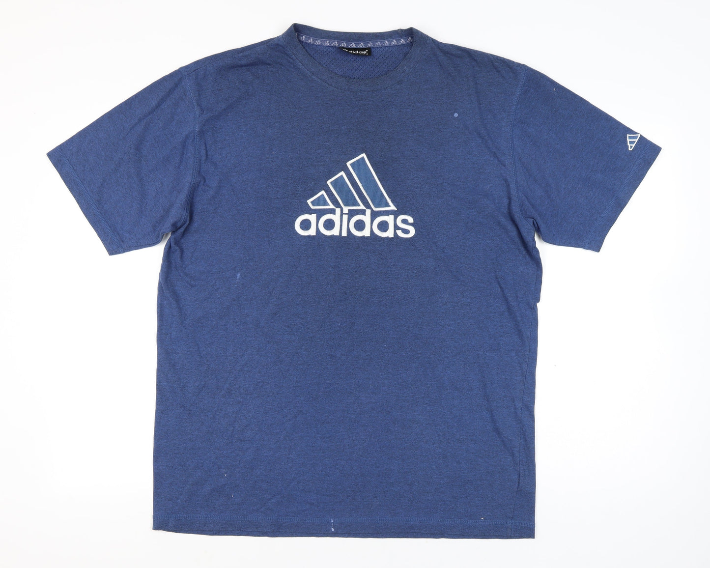 Mens UK Size L adidas Blue  T-Shirt