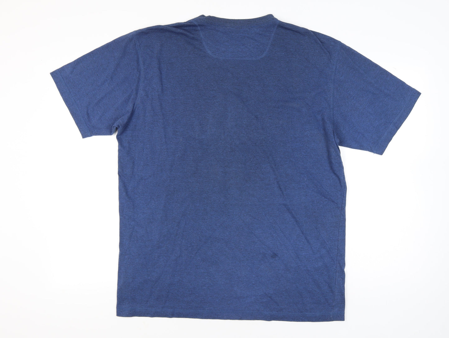 Mens UK Size L adidas Blue  T-Shirt