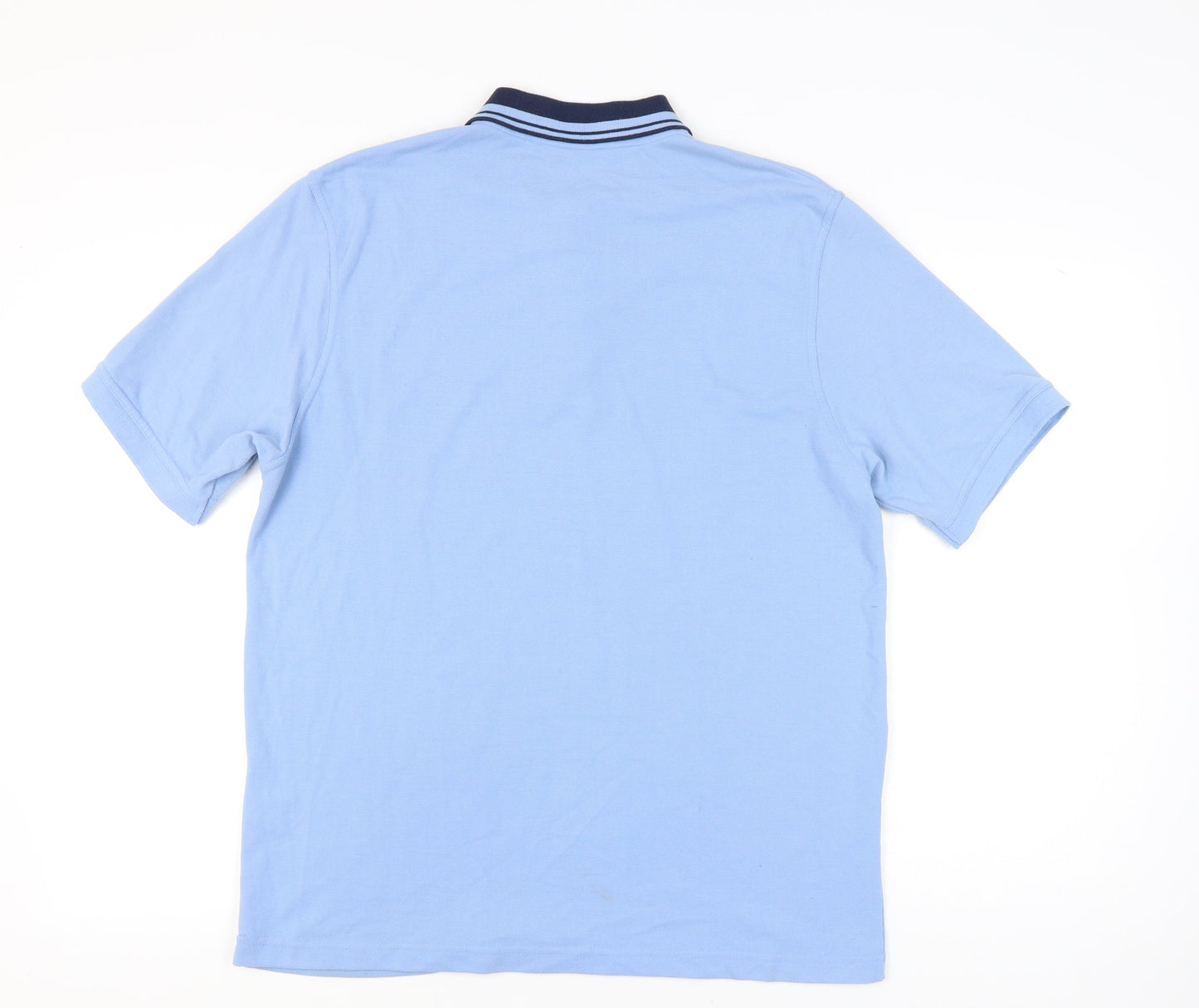 HEAD Mens Blue XL Polo Shirt Cotton Blend Short Sleeve Sports Casual