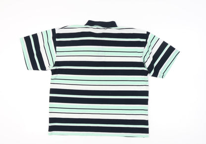 Head Men’s Multicoloured Striped Polo Shirt Size L
