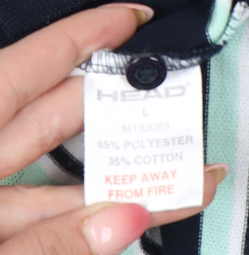 Head Men’s Multicoloured Striped Polo Shirt Size L