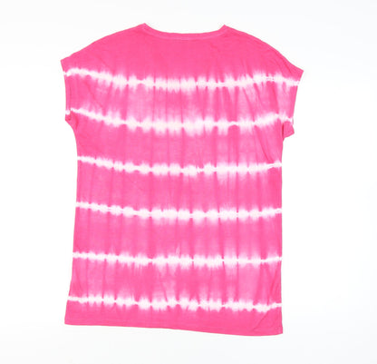 Womens UK Size 8 Marks and Spencer Pink Basic T-Shirt
