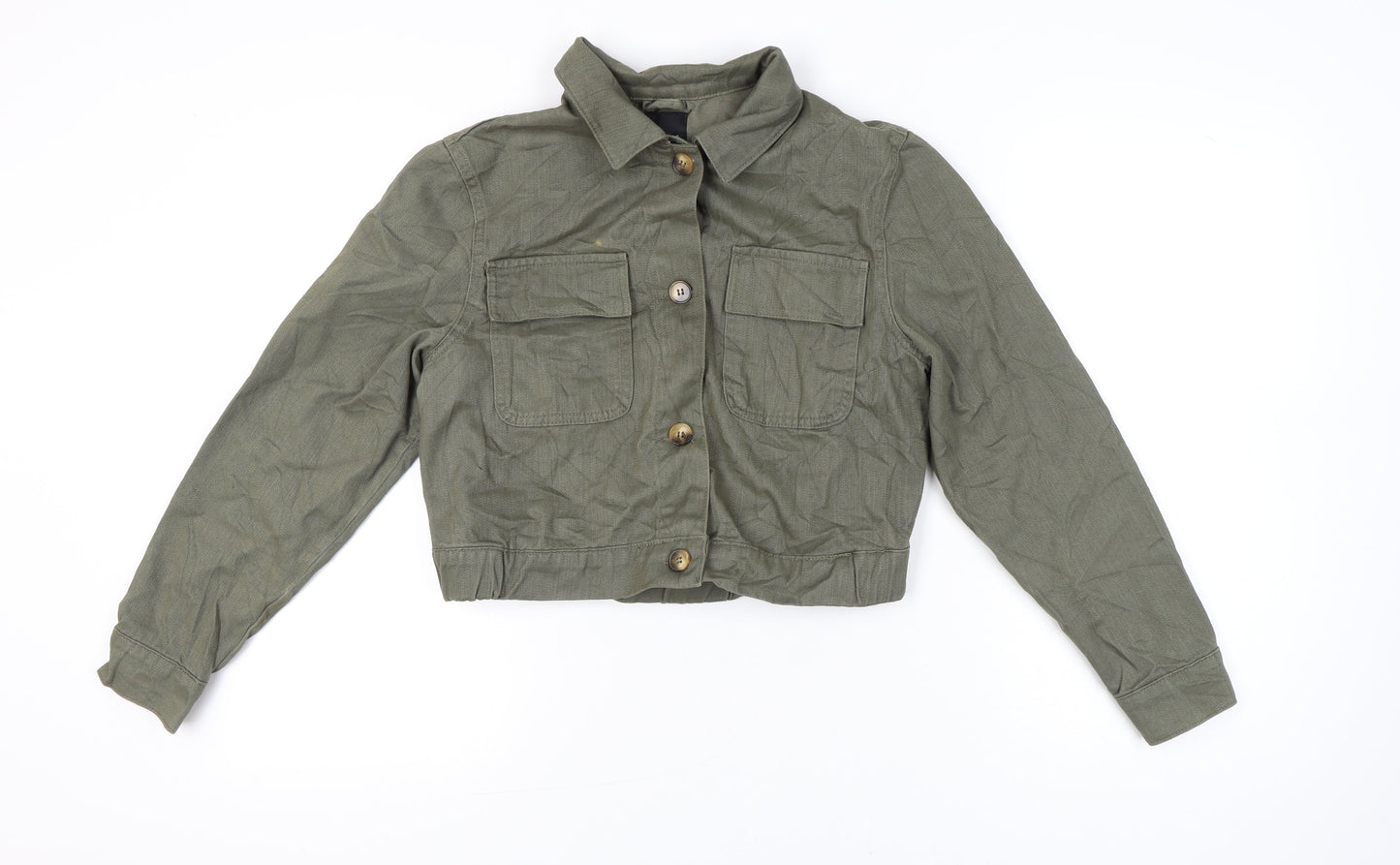 Womens UK Size 14 New Look Green Military Jacket