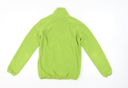 Portwest Womens Green Fleece Jacket Size 8 Full Zip Outdoor Casual