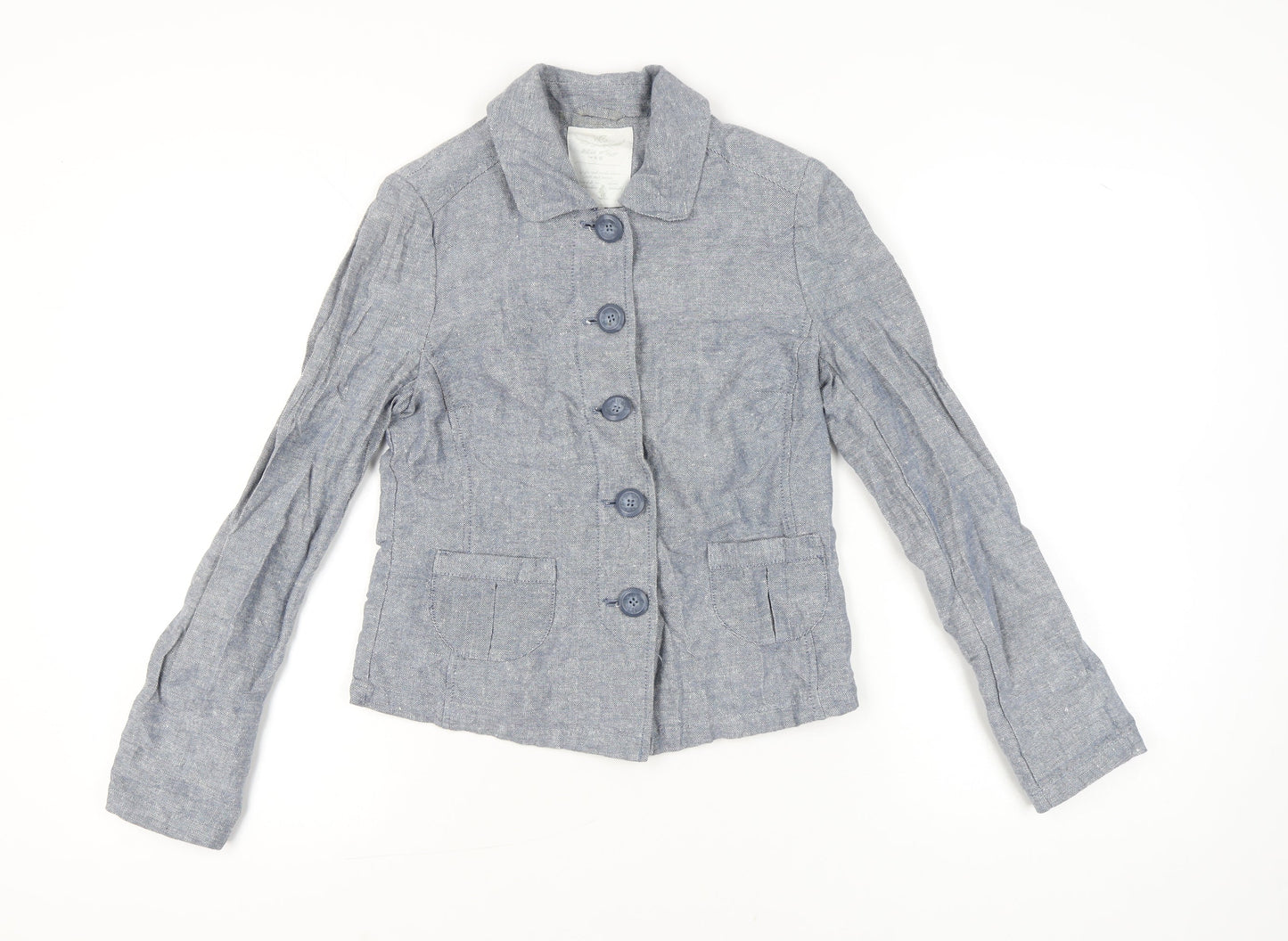 Womens UK Size 8 White Stuff Blue Basic Jacket