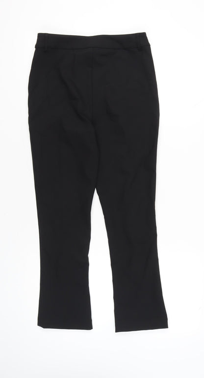 River Island Women Black Size 10 Slim Fit Dress Pants Work Trousers