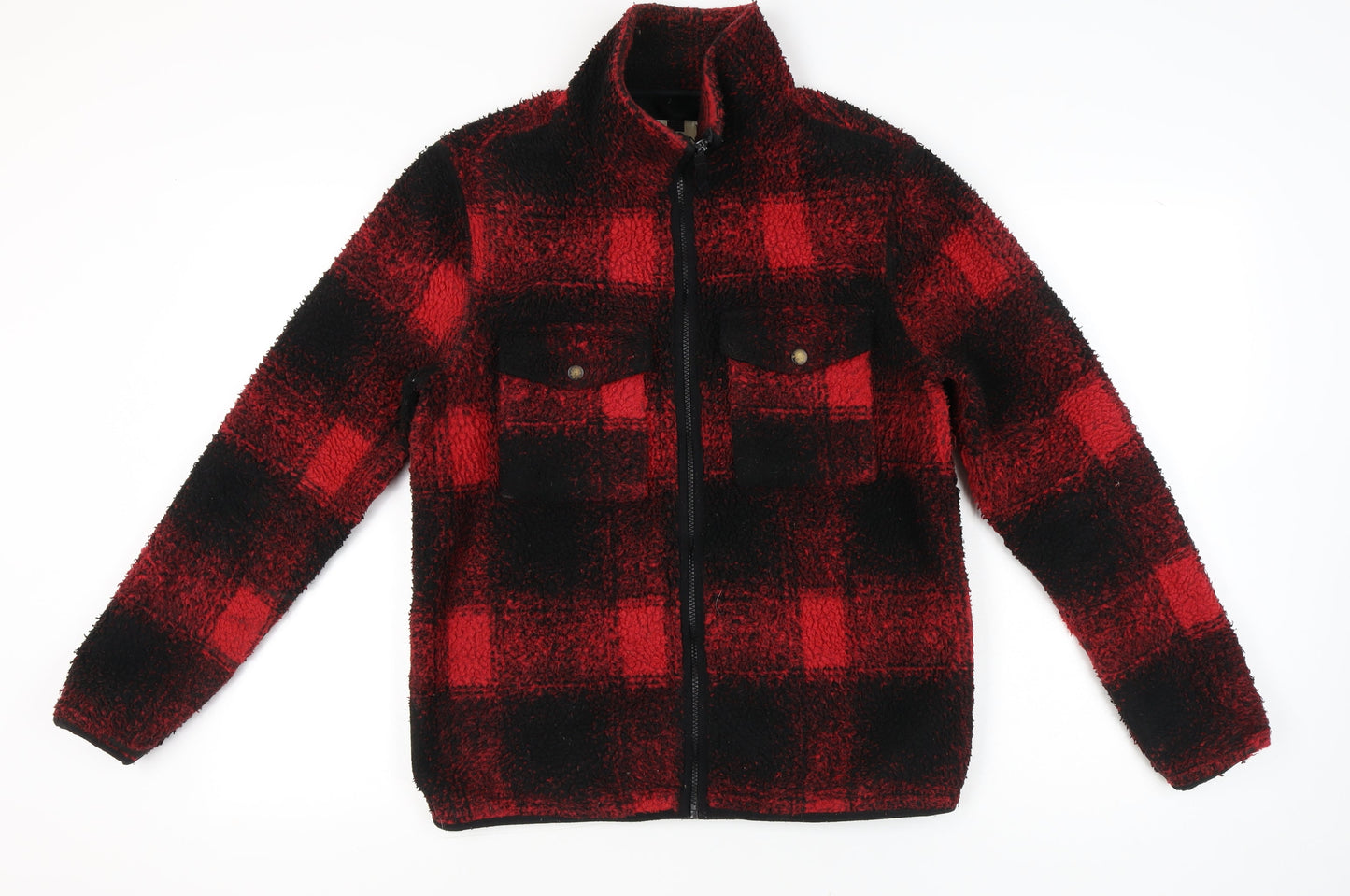 Mens UK Size S Topman Red Basic Jacket