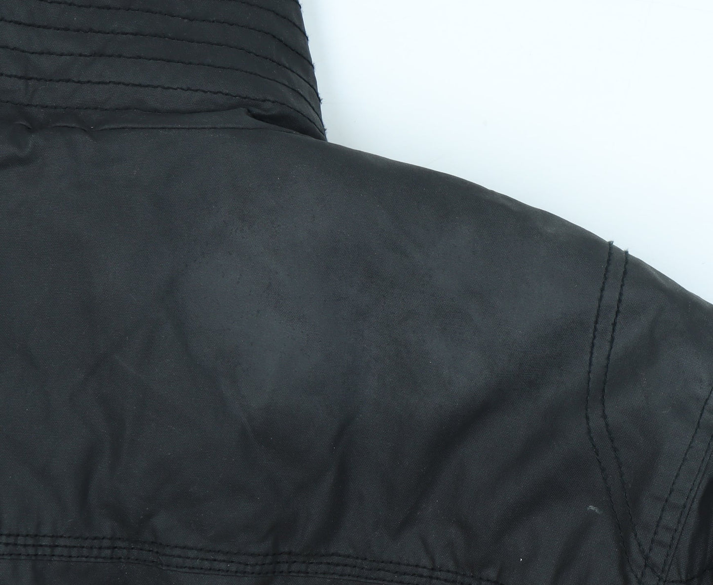 F&F Men's Black XL Utility Jacket Cotton Blend Lined Workwear