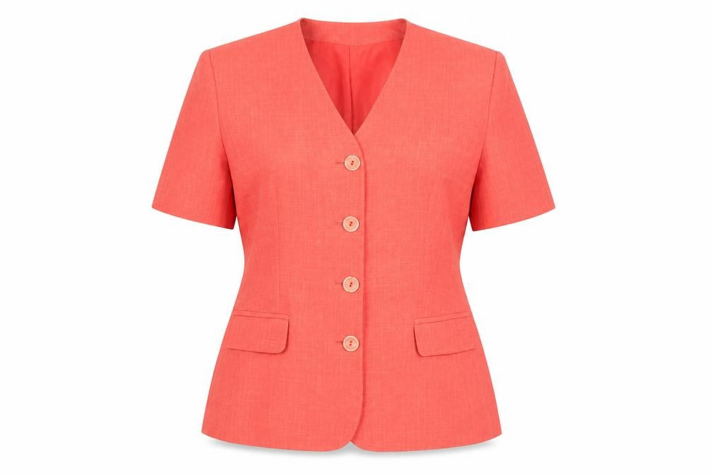 Womens UK Size 16 George Regular Orange Suit Top