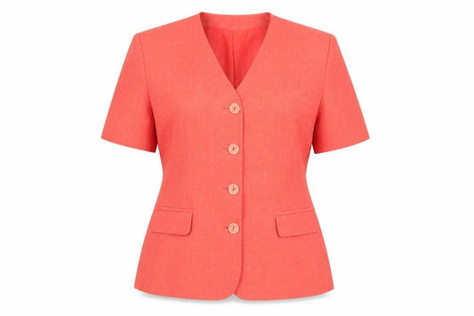 Womens UK Size 16 George Regular Orange Suit Top