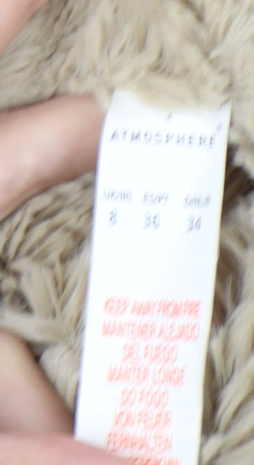 Atmosphere Women’s Blue Size 8 Hooded Puffer Waistcoat