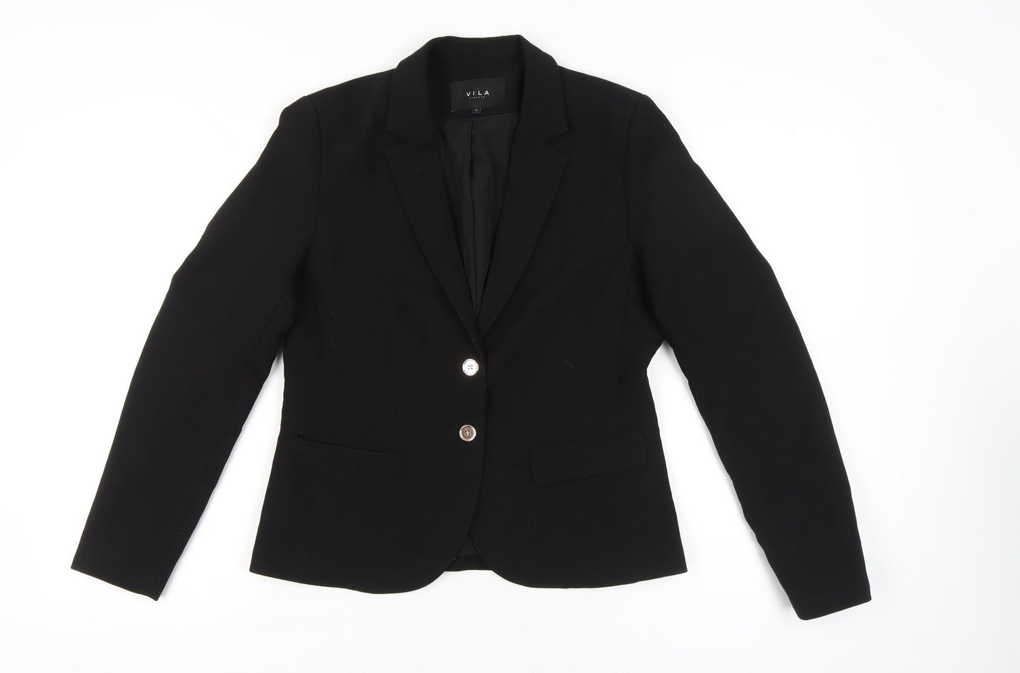 Womens UK Size M VILA Regular Black Blazer