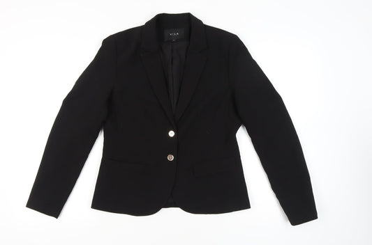 Womens UK Size M VILA Regular Black Blazer