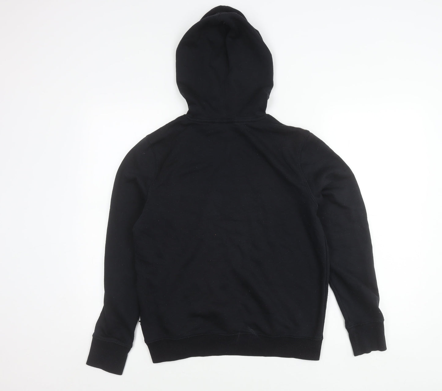 Fila Women’s Black Pullover Hoodie Size M UK 12 Cotton Blend Logo