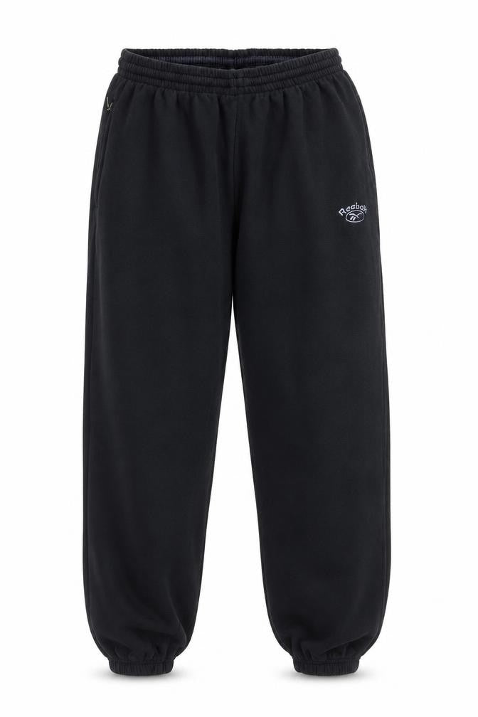 Womens UK Size M Reebok Regular Fit Sweatpants Black Trousers
