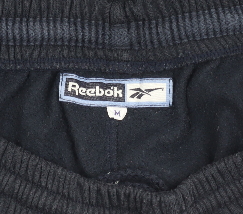 Reebok Women’s Black M Sweatpants Fleece Trousers Regular Fit