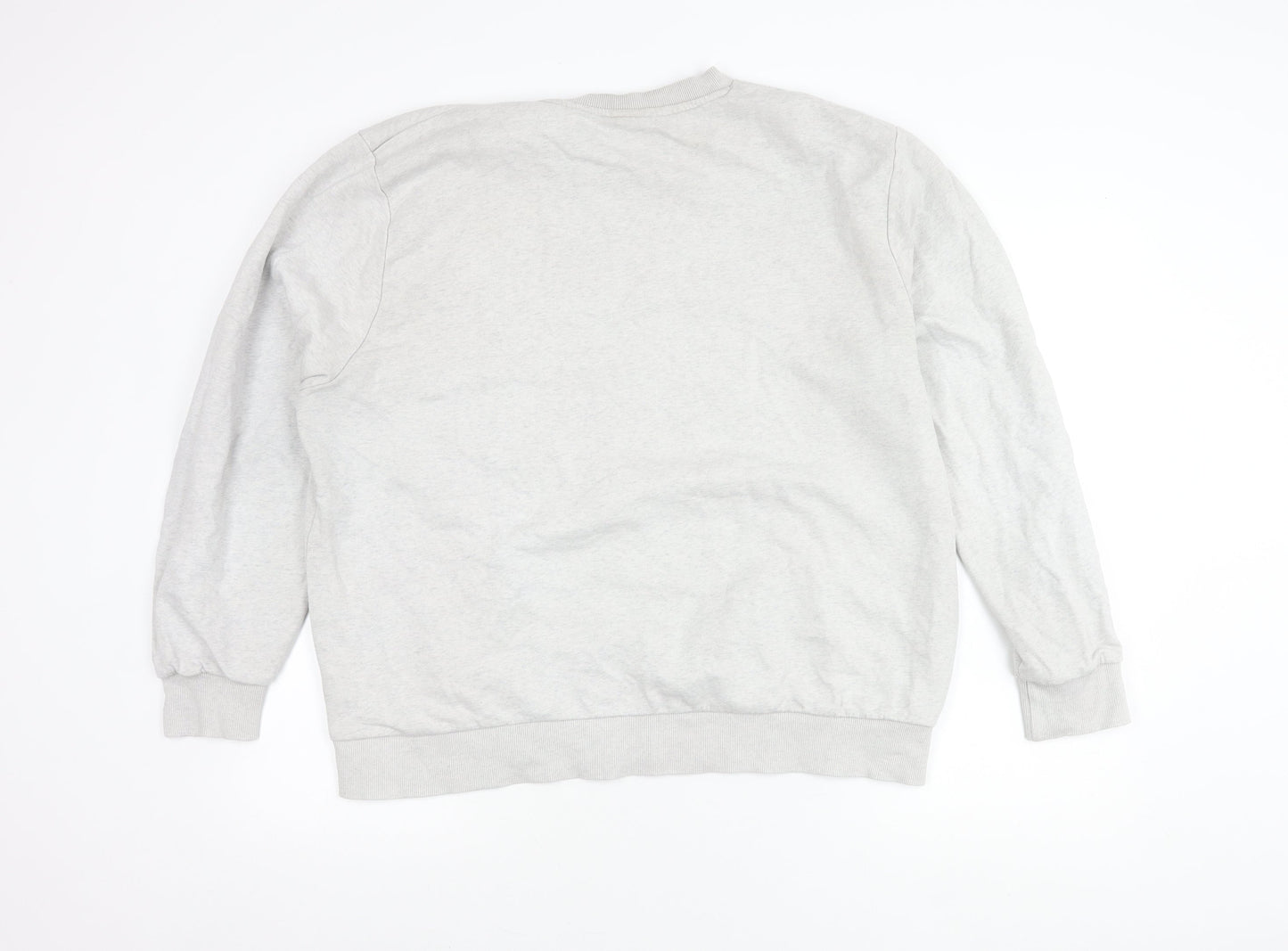 Ellesse Women’s Grey Sweatshirt UK 10 Pullover Crew Neck Cotton Blend