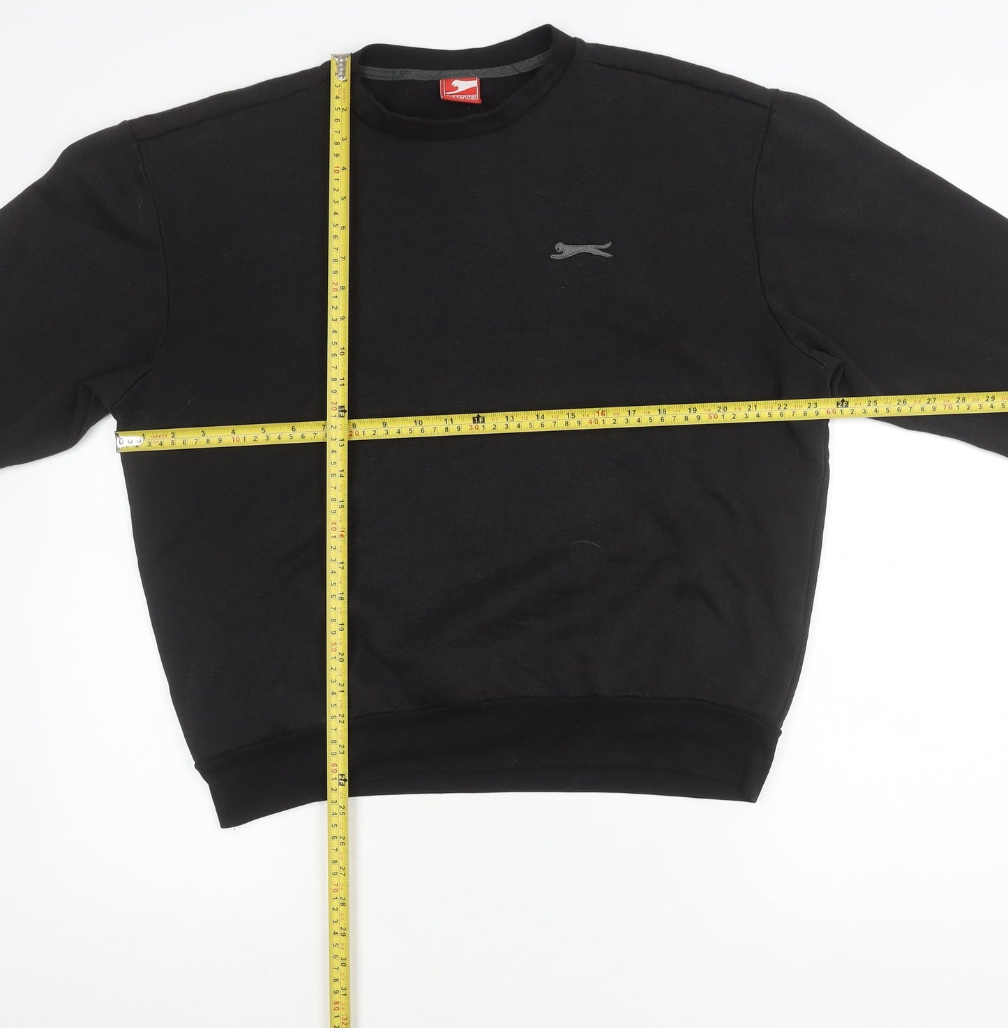 Mens UK Size L Slazenger Black Pullover Sweatshirt