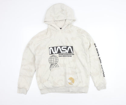 Marks and Spencer Boys Beige NASA Pullover Hoodie 13-14 Years