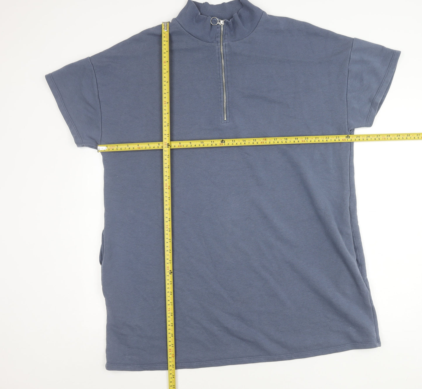 Womens UK Size 20 Marks and Spencer Blue Basic T-Shirt