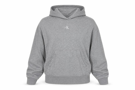 Womens UK Size M Calvin Klein Jeans Grey Pullover Hoodie
