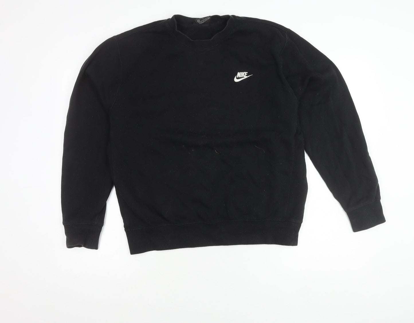 Mens UK Size M Nike Black Pullover Sweatshirt