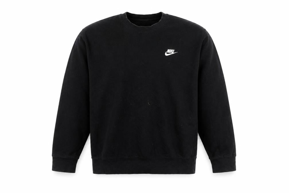 Mens UK Size M Nike Black Pullover Sweatshirt