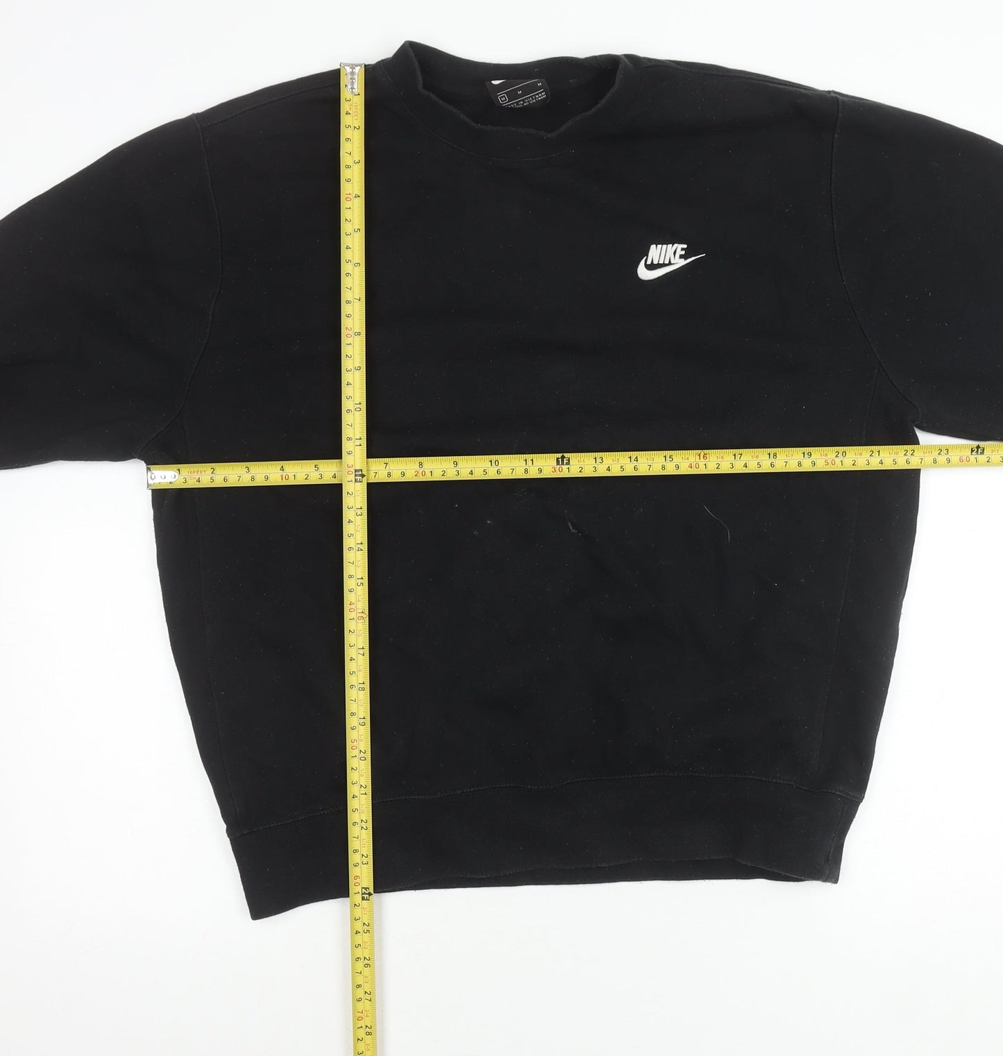 Mens UK Size M Nike Black Pullover Sweatshirt