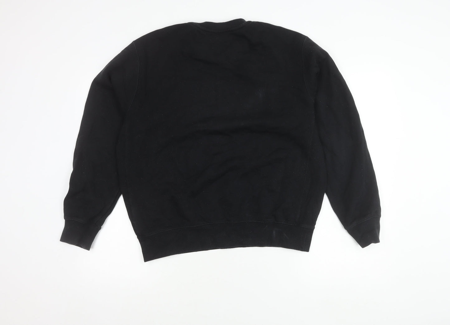 Mens UK Size M Nike Black Pullover Sweatshirt