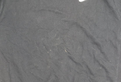 Mens UK Size M Nike Black Pullover Sweatshirt