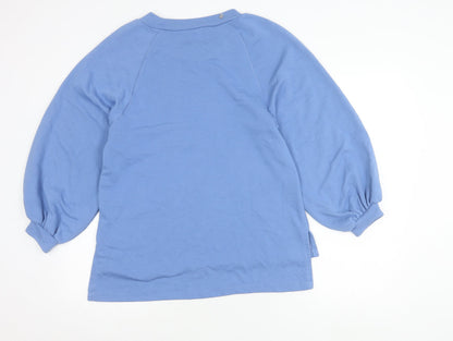 Womens UK Size S Oasis Blue Pullover Jumper