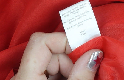 Womens UK Size 10 La Redoute Red Trench Coat