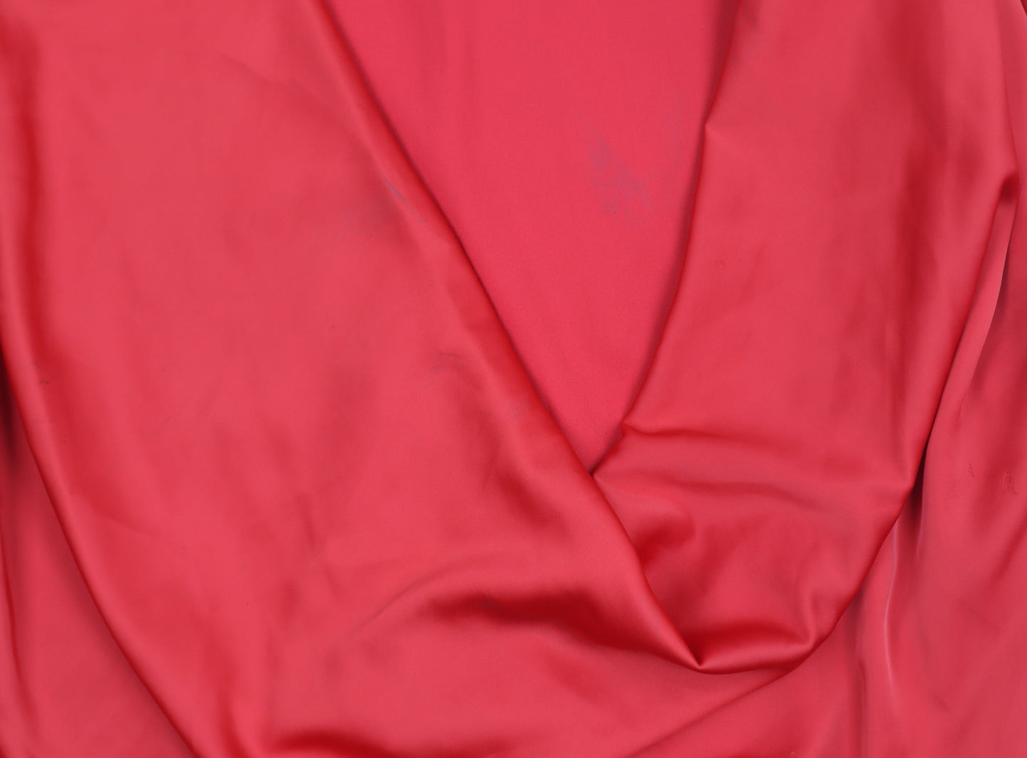 Peace + Love Womens Red Shirt Dress Size S Long Sleeve Cowl Neck