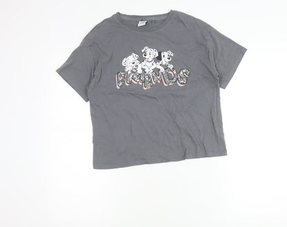 Disney at Next Girls Grey 101 Dalmatians Graphic T-Shirt Age 11 Years