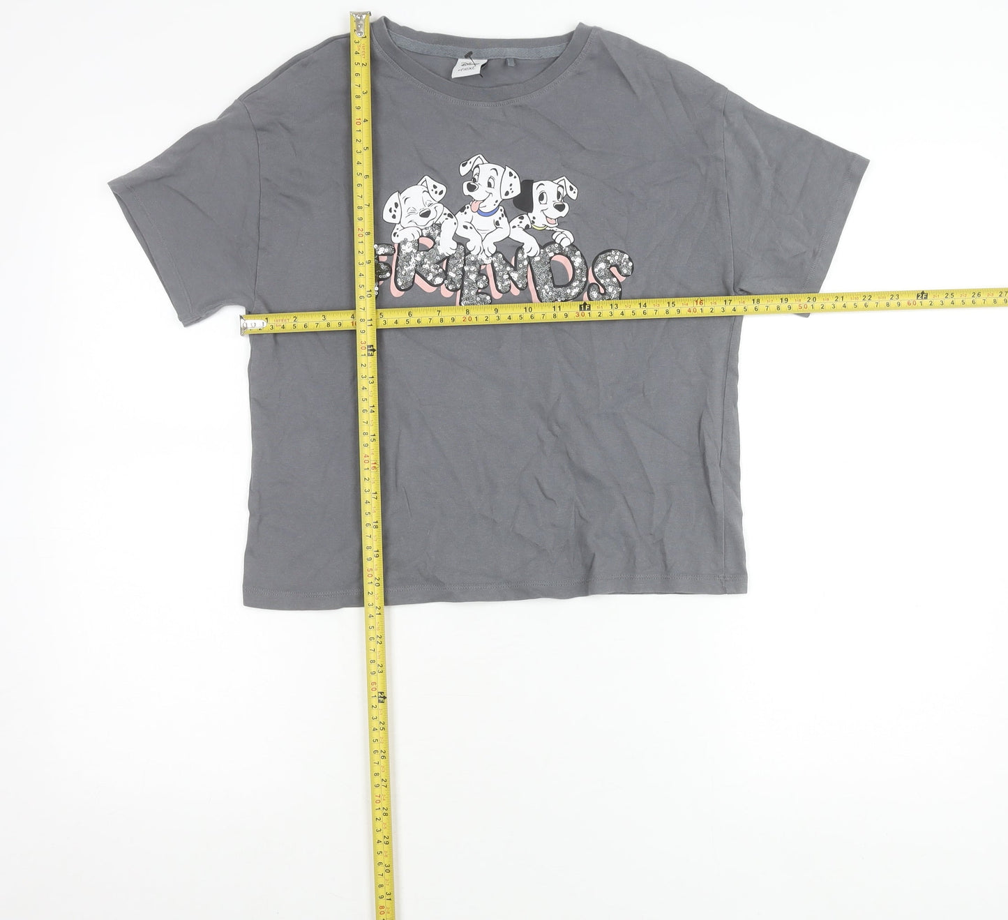 Disney at Next Girls Grey 101 Dalmatians Graphic T-Shirt Age 11 Years