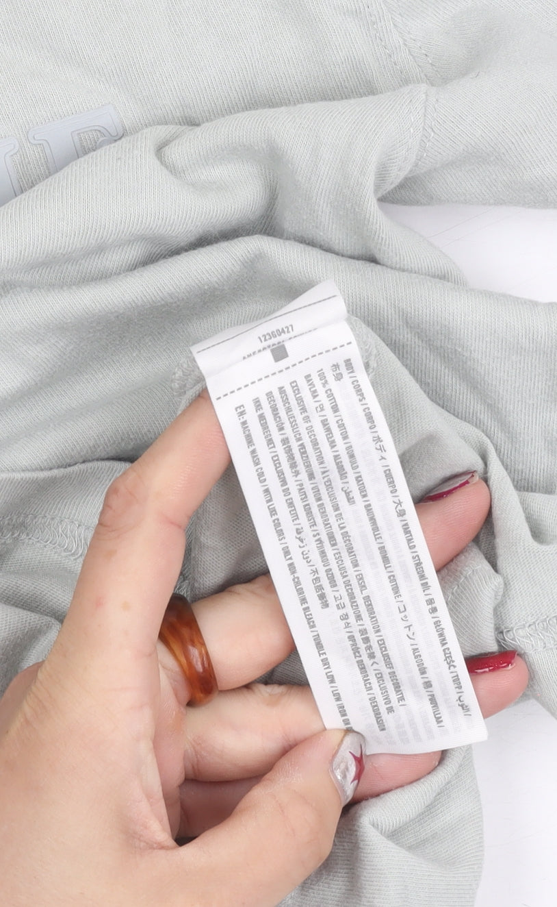 Abercrombie & Fitch Men’s Grey M Regular Fit Short Sleeve Logo T-Shirt