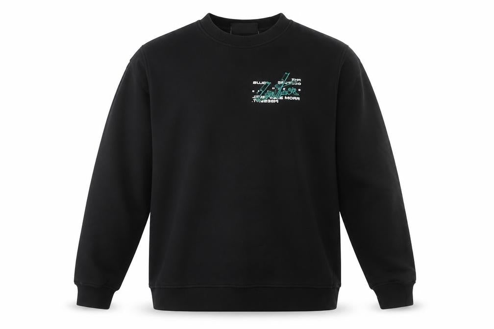 Mens UK Size L Couture Black Pullover Sweatshirt