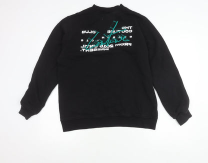 Mens UK Size L Couture Black Pullover Sweatshirt