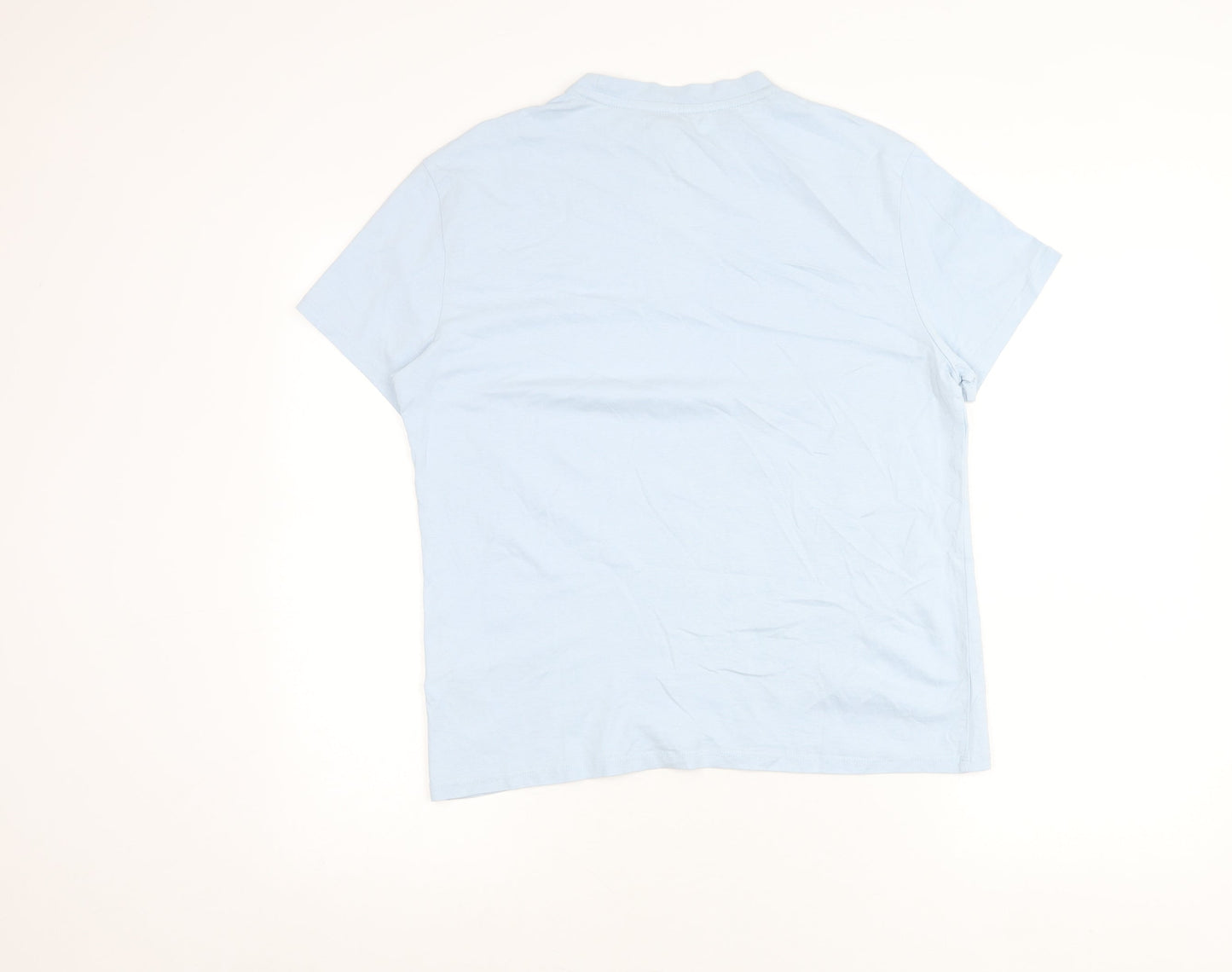 Womens UK Size XS U.S. Polo Assn. Blue Basic T-Shirt