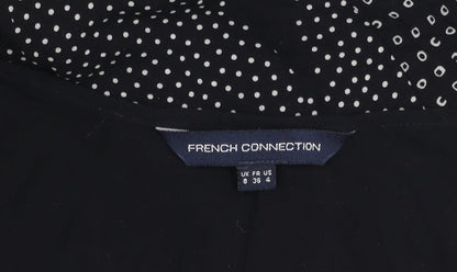Womens UK Size 8 French Connection Black Basic Tank