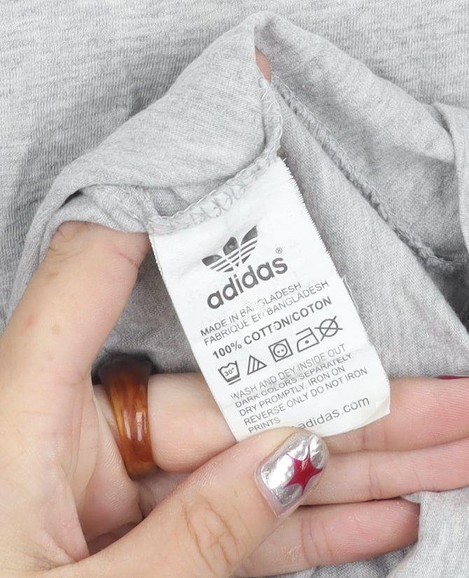Mens UK Size M adidas Grey  T-Shirt
