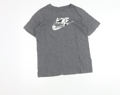 Nike Teens Grey XL Graphic Sports Logo Cotton T-Shirt
