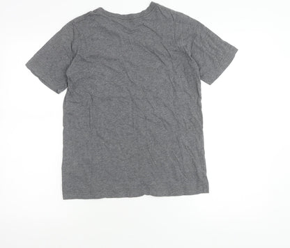 Nike Teens Grey XL Graphic Sports Logo Cotton T-Shirt