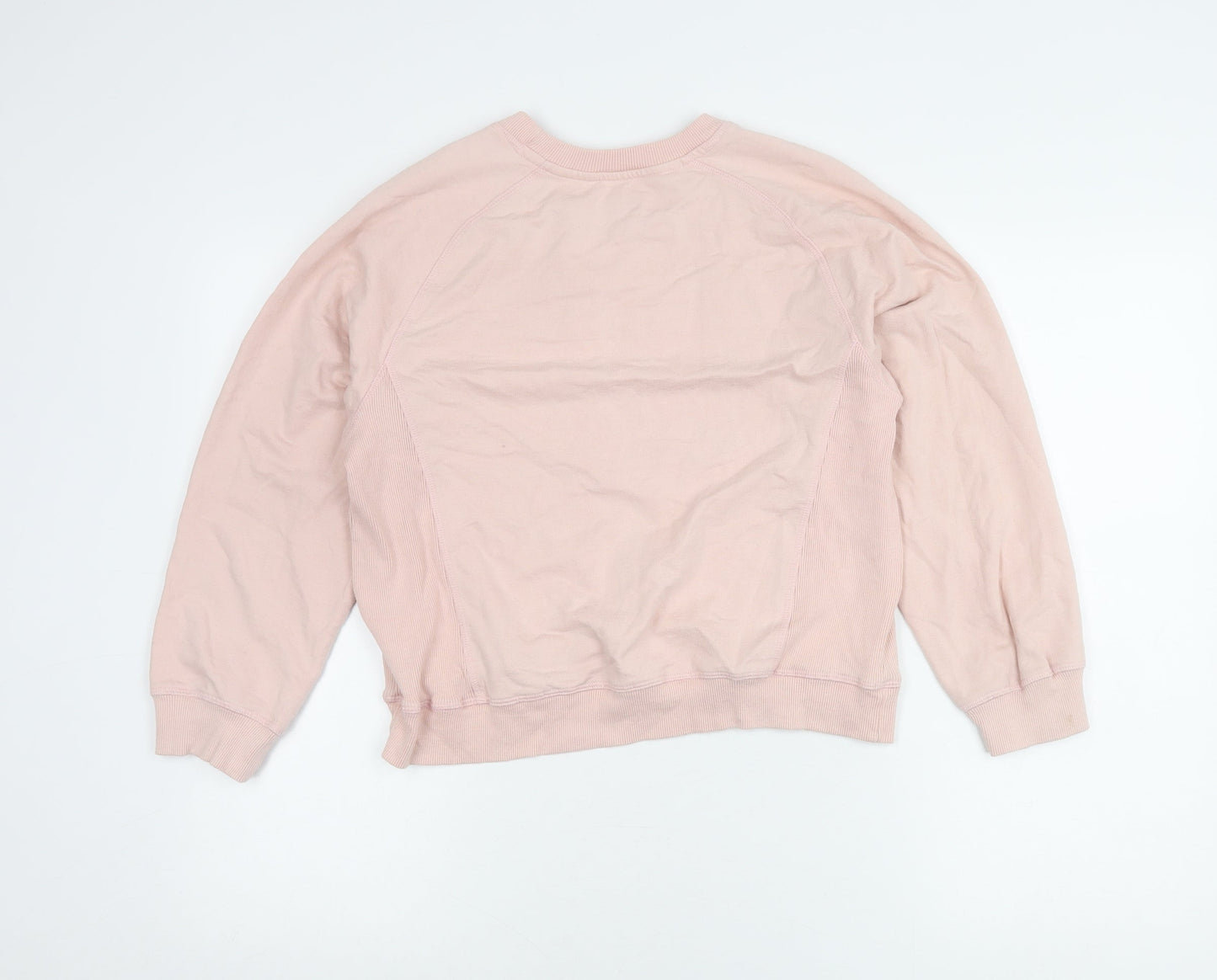 DKNY Jeans Teens Pink Logo Sweatshirt L (12/14) Cotton Blend