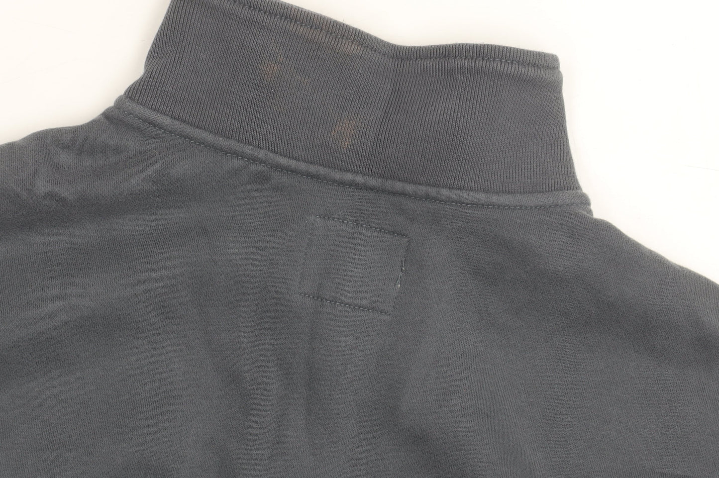 Abercrombie & Fitch Women’s Grey Small 1/4 Zip Sweatshirt Cotton Blend