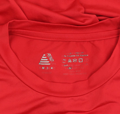 Pendle Men’s Red Long Sleeve Athletic Fit Crew Neck Sports Top M