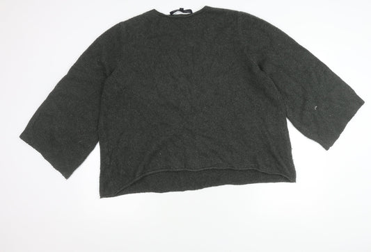 Womens UK Size M French Connection Grey Pullover Jumper