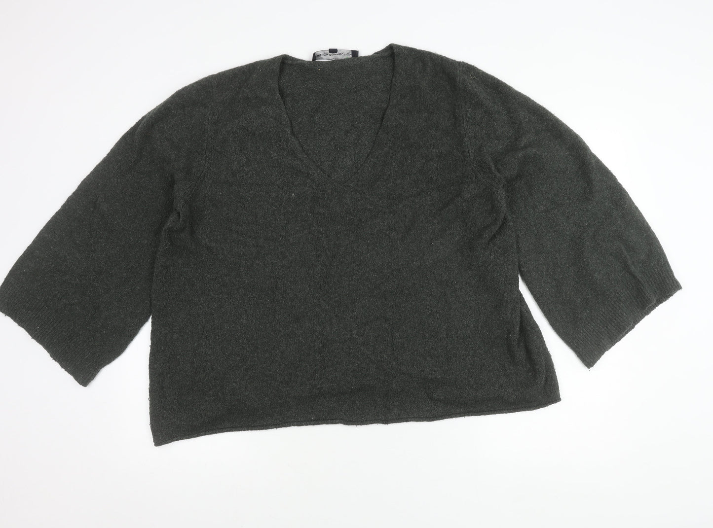 Womens UK Size M French Connection Grey Pullover Jumper