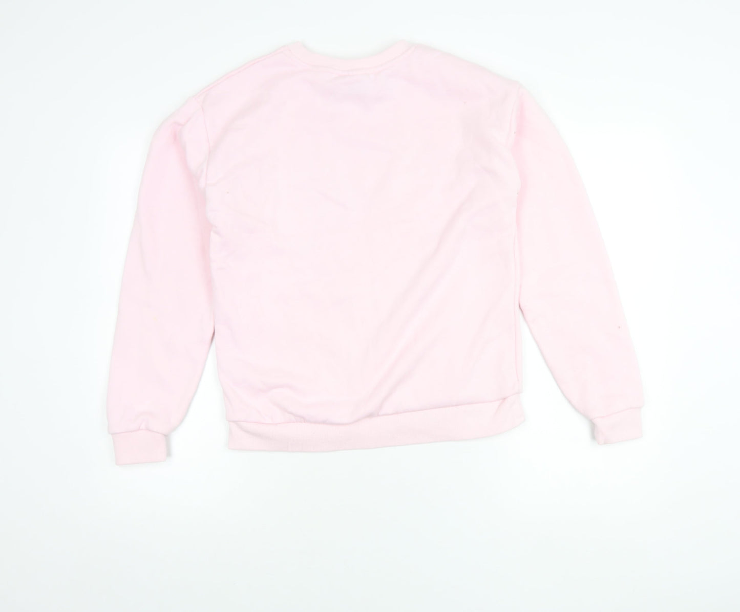 Hello Kitty Girls Pink Pullover Sweatshirt 14-15 Years Graphic Print