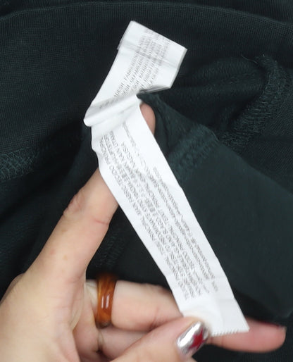 Zara Men’s Green S High Neck 1/2 Zip Sweatshirt Long Sleeve